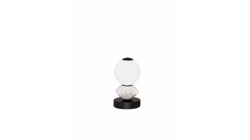 Lampa moderna Pallina cu baza metalica neagra