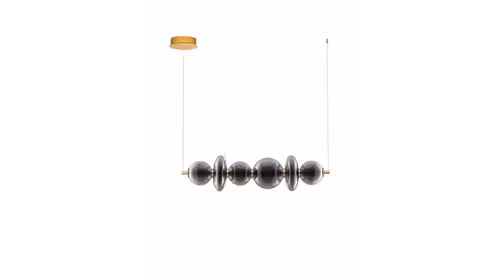 Lustra decorativa Navi cu structura aurie