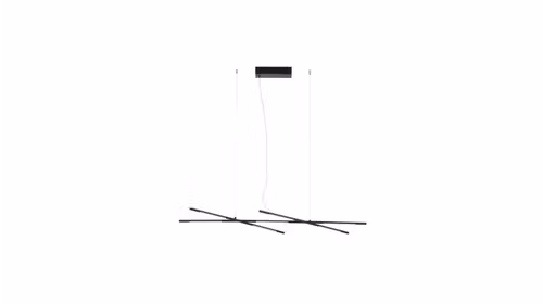 Lustra moderna Raccio Black suspendata