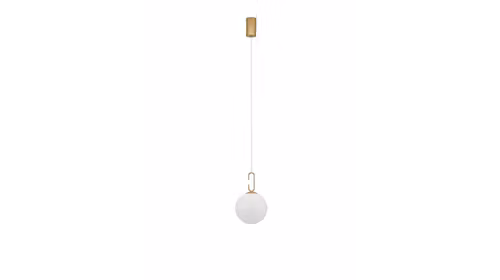 Lustra suspendata Hook 1, finisaj Satin Gold
