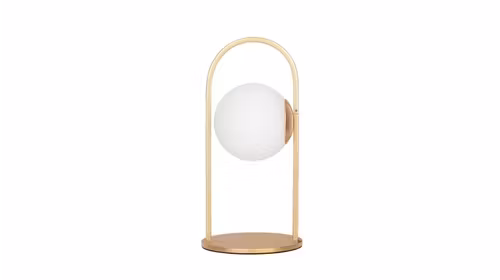 Lampa decorativa aurie Hook, finisaj Satin Gold