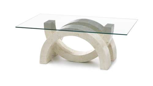 Masuta de cafea Olimpia White Agatha