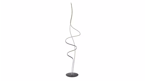 Lustra Giotto LED 56W Matt Black, cu design liniar modern, finisaj negru mat si lumina neutra 4000K.