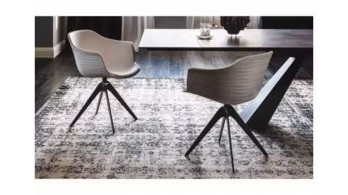 Scaun Indy Fango, produs expus, cu structura Black, sezut Fango si design modern minimalist.