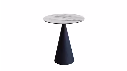 Masuta de cafea Irene Ceramica 48.5 cm, design modern cu blat din ceramica si structura metalica, ideala pentru livinguri elegante.
