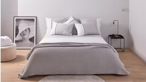 Lenjerie Suite 200x200 Percal Grey