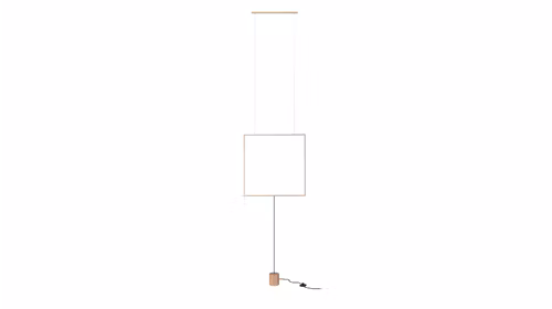 Lustra/Lampadar Slick Square Gold