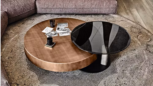 Masuta cafea Arena Bond Brushed Bronze