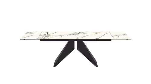 Masa extensibila dreptunghiulara Pero Ceramica Glossy ZY188 180(260)x90