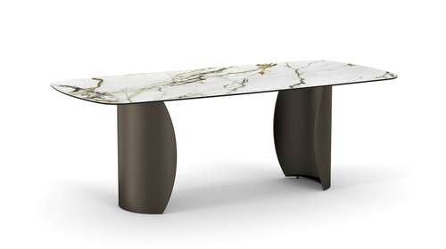 Masa Rise Ceramica KL-188 picioare Dark Bronze 220x110 cm
