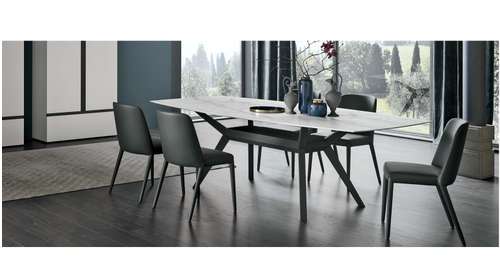 Masa Avalon Anthracite/Calacatta Oro 220x100