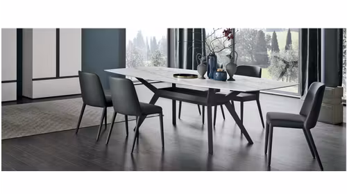 Masa Avalon Anthracite/Calacatta Oro 240x120