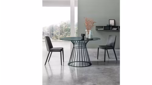 Masa rotunda Brigitte Matt Myrtle 120x75 cm