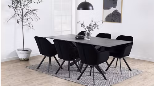 Masa Heaven Black 200x100