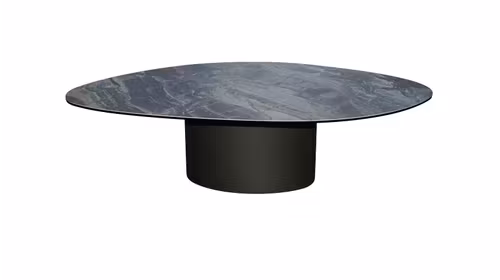 Masuta de cafea Sempere Ceramica KL-80 + Picior Bronz 140x72x38