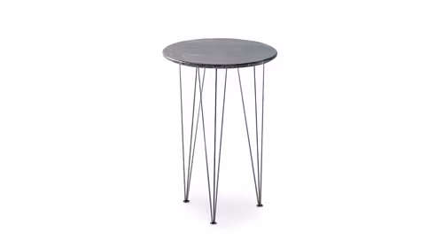 Masuta de cafea Flamingo Round Emperador/Carbon 35 cm