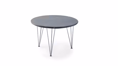 Masuta de cafea Flamingo Round Emperador/Carbon 50 cm