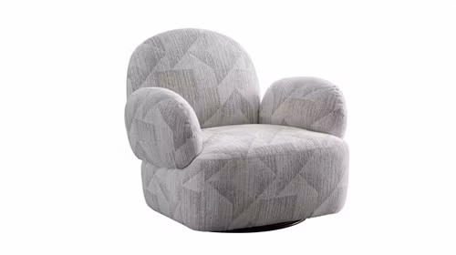 Fotoliu rotativ Melissa textil Grey