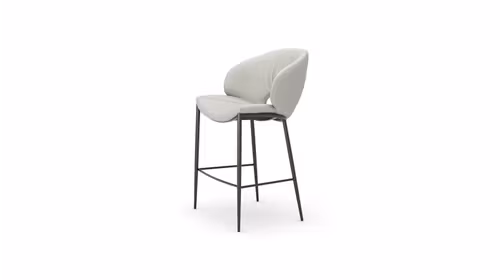 Scaun de bar Miranda ML A piele Canova