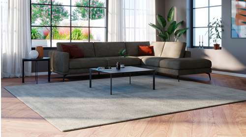 Canapea de colt Wessex Teti Light Brown, dreapta