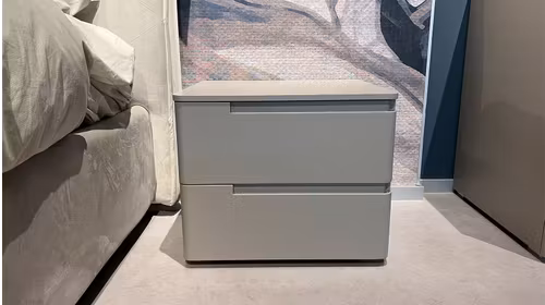 Noptiera Torino 2 sertare Fango Opaco