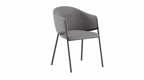 Scaun Medea Boucle Grigio