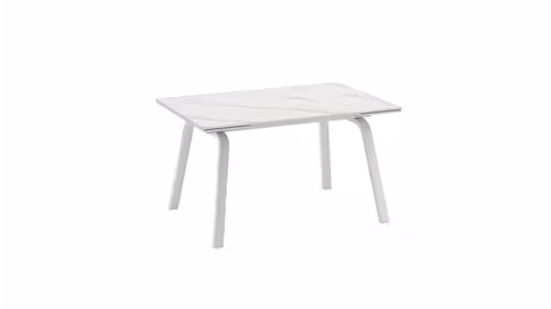 Masa extensibila Dylan Ceramico Marmo Bianco