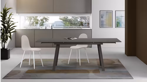 Masa extensibila Dylan Ceramico Marmo Grigio
