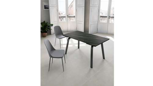 Masa extensibila Dylan Ceramico Marmo Nero