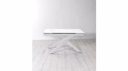 Masa extensibila Ares Marmo Sahara Bianco