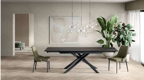 Masa extensibila Cross Ceramico Marmo Portoro