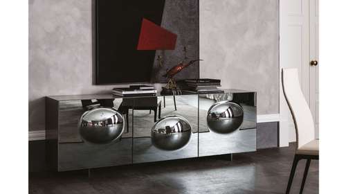 Bufet Paramount Fumé Mirrored 220x83 cm