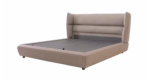 Pat cu lada electrica Merida 160x200 Piele Gri