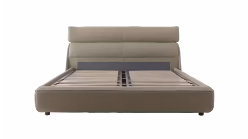 Pat Natalie cu lada depozitare 180x200 Piele Olive