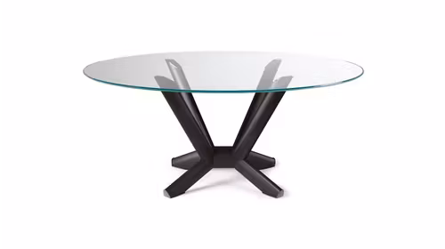 Masa rotunda Planer Clear Glass 160 cm