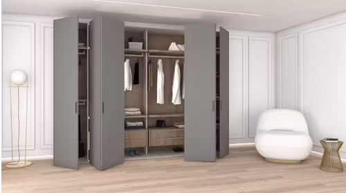 Dressing Poker Total View batant LED Matt Arena + Nobilitato Oxford Sand