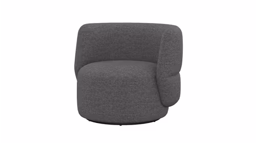 Fotoliu rotativ Pollo textil Slate Grey