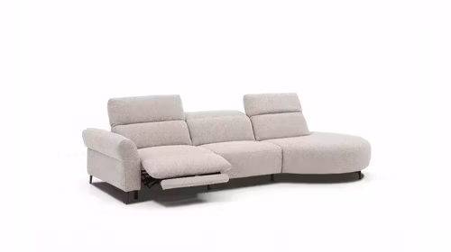 Canapea cu sezlong si recliner Lira textil Verona, dreapta