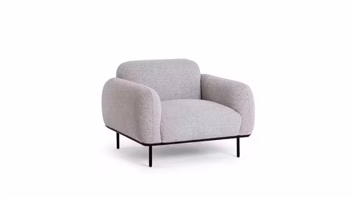 Fotoliu Jimmy textil Milan Grey