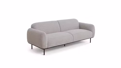 Canapea liniara Jimmy cu 3 locuri, Textil Milan Grey