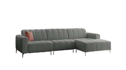 Canapea cu sezlong Portento Brezza Grey, dreapta