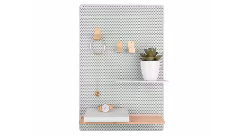 Panou Decorativ Cu Rafturi Perky Grey Jade