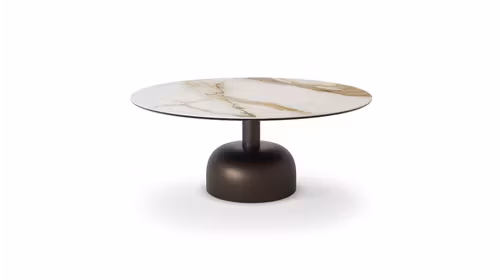 Masa Ritz Lounge ceramica Matt Golden 158 cm