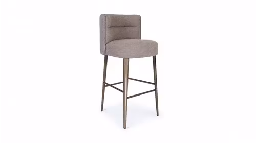 Scaun de bar Nelle textil Dansk Dust