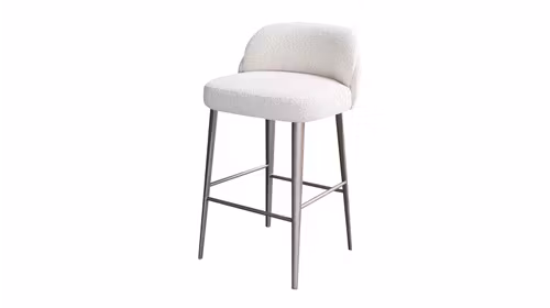Scaun de bar Sion textil Dansk Cream