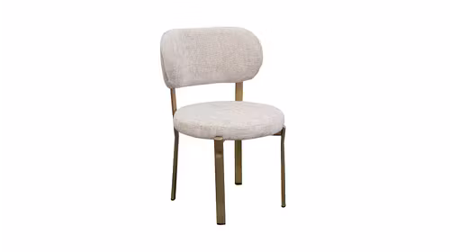 Scaun Fermin textil OTE-Wandy 111, structura Champagne Gold