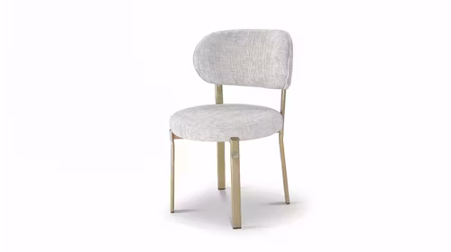 Scaun Fermin textil OTE-Wandy 111, structura Champagne Gold