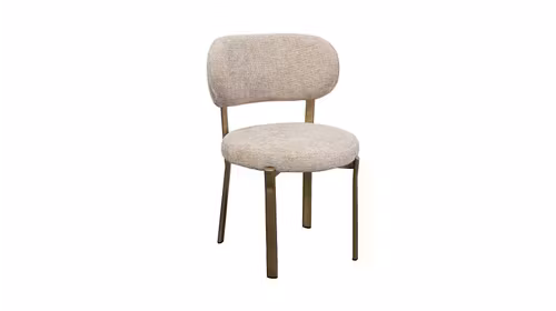 Scaun Fermin textil OTE-Wandy 120, structura Champagne Gold