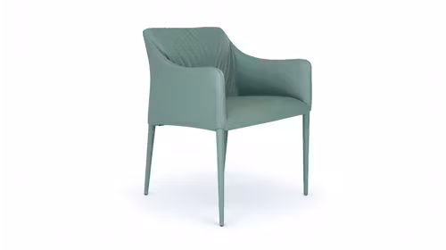 Scaun Isidora piele Verde Salvia