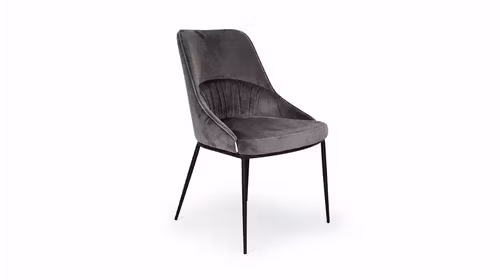 Scaun Mondo Velvet Gri inchis